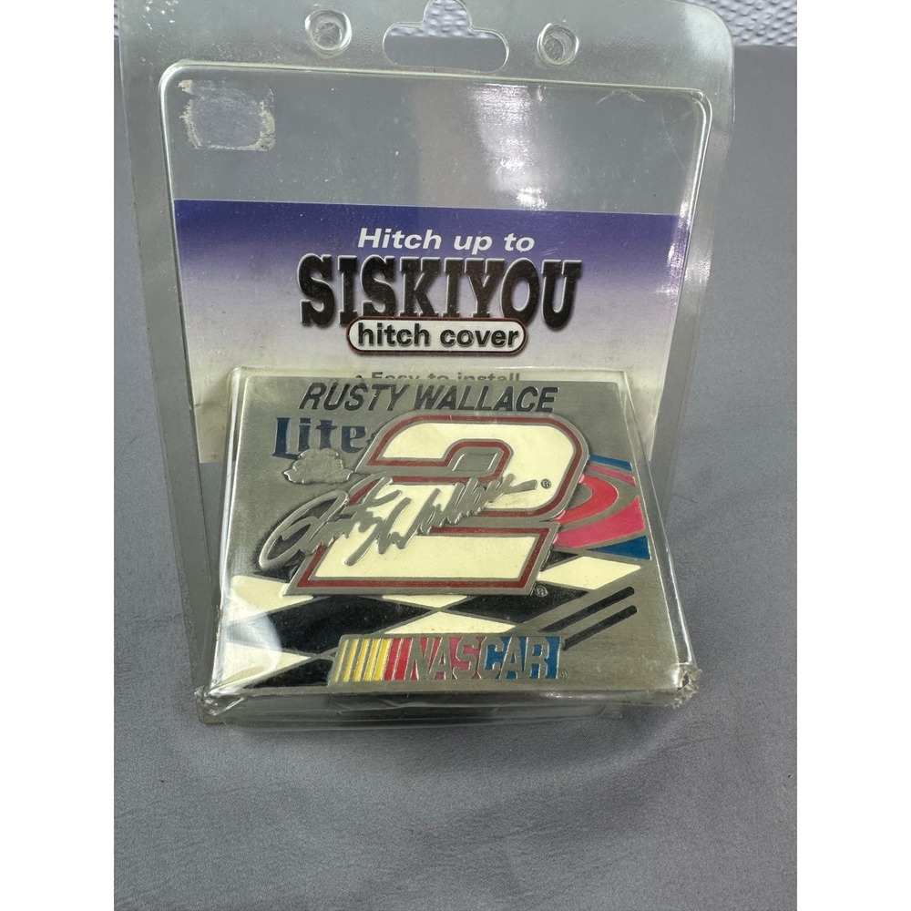 Rusty‎ Wallace #2 NASCAR Hitch Cover Miller Lite Siskiyou USA
